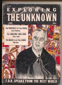 Exploring The Unknown #1 1/1960-1st issue-FDR Speaks From The Next World-Magi...