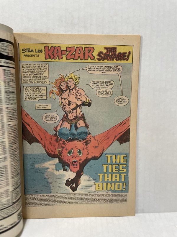 Ka-Zar The Savage #5