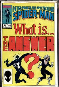 The Spectacular Spider-Man #92 (1984) Spider-Man