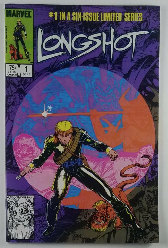 LONGSHOT Complete Run 6 issue Limitied Series 1st Longshot, Spiral, Mojo (1985)