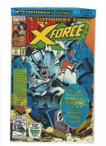 X-Force #17 NM- 9.2 Marvel Comics 1992 X-Cutioner's Song pt.8, Sealed w/Card