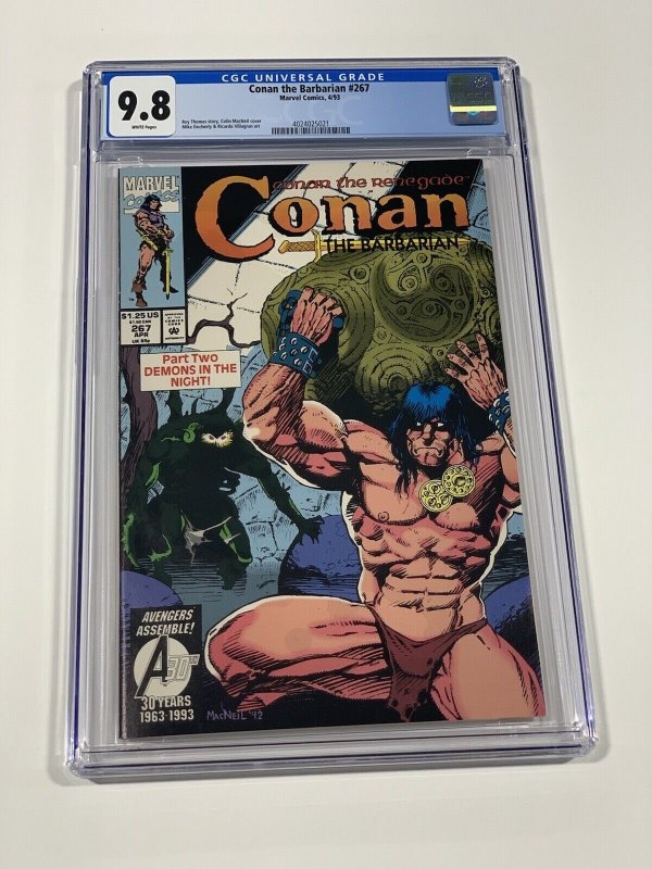 Conan The Barbarian 267 cgc 9.8 wp marvel 1993