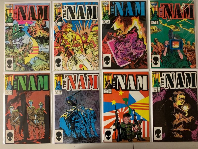 The 'Nam comics run from: #1-30 DIR 30 diff (1986-89)