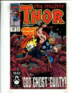 THOR #430 (9.2) GHOST RIDER!! 1991