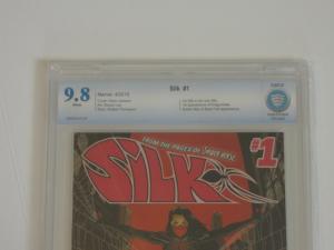 Silk #1, CBCS 9.8; 1st self-titled series! 1st Appearance by Dragonclaw!!