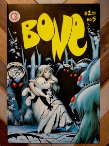 Bone #5 (Cartoon Comics 1992) By Jeff Smith / 3rd Print Thorn & Harvestar Cover