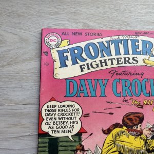 Frontier Fighters #2 Davy Crockett DC Golden Age 1955 Western Comic VG