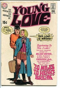 YOUNG LOVE #78-DC ROMANCE-GOOD ISSUE-NICE VG