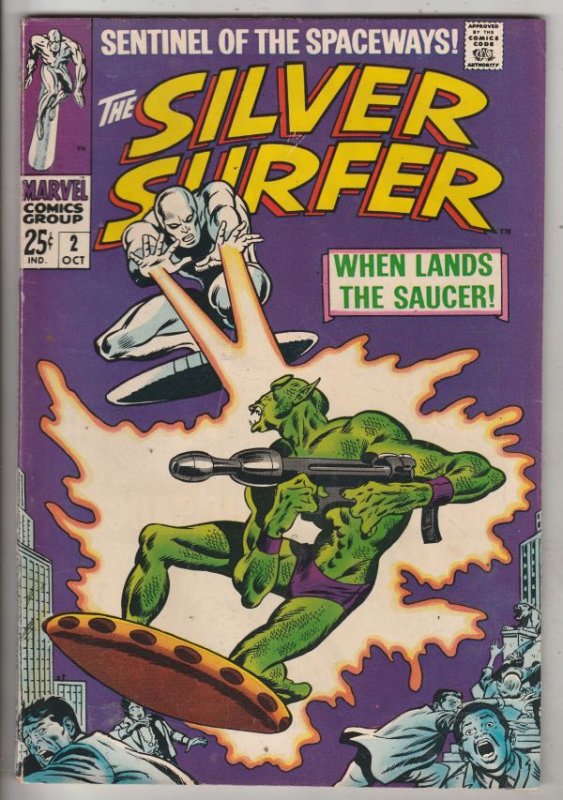 Silver Surfer #2 (Oct-68) VF/NM High-Grade Silver Surfer, Shalla Bal