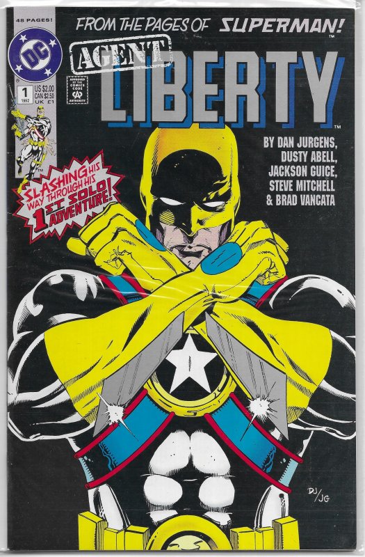 Agent Liberty Special #1 FN (1992) Jurgens/Abell, Superman spin-off