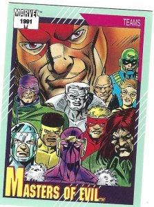 1991 Marvel Universe #157 Masters of Evil