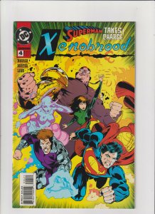 Xenobrood #4 NM- 9.2 DC Comics 1995 Superman app. 761941200552