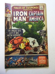 Tales of Suspense #69 (1965) GD Condition cf detached