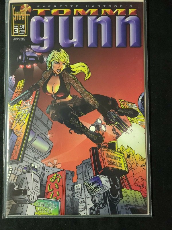 London Night Studios Comics Everette Hartsoe's Tommi Gunn #3 NM/M 1996