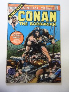 Conan the Barbarian Annual #1 (1973) VG+ Condition 3/4 spine split