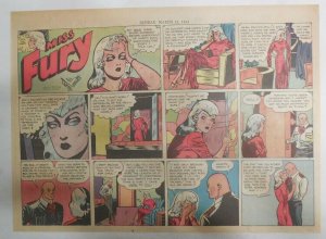 Miss Fury Sunday by Tarpe Mills from 3/5/1944 Size: 11 x 15  Very Rare Year #4