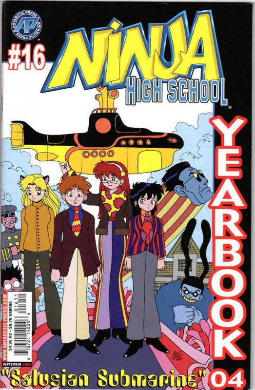 Ninja High School Yearbook #16 FN; Malibu | save on shipping - details inside