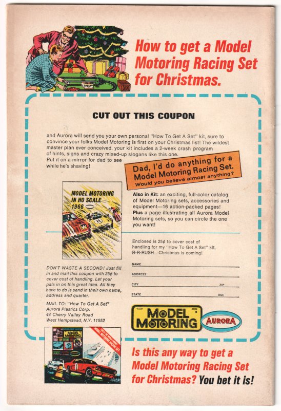 Adventure Comics #352 (1967) Cap's Hobby Hints [Key Issue]