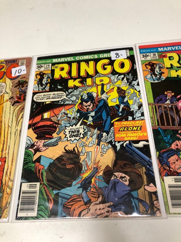 Ringo Kid (1976) Set Issue # 10-29-30 Bronze Age • Marvel Comics •Western Action