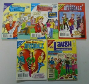 Archie Riverdale Digests lot 5 different issues avg 8.0 VF