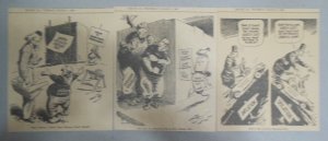 (41) Editorial Cartoons  by Dorman H Smith  from 3-4/1949  Size: 6 x 7 inches