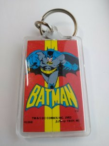 Batman Keychain Lot Of 7 Different Licensed Official DC Comics Superhero's 1980s 