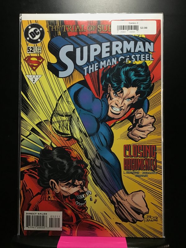 Superman: The Man of Steel #52 (1996)