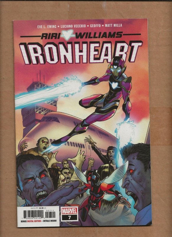 RIRI WILLIAMS IRONHEART #7 1ST APPEARANCE ECLIPSE  1ST PRINTING IRON HEART