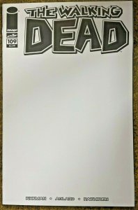 WALKING DEAD #109 (Image,4/2013) NEAR MINT (NM) SKETCH COVER (BLANK)  