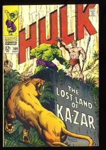 Incredible Hulk #109 VF+ 8.5 Ka-Zar!