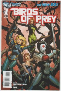 Birds of Prey #1 (Nov 2011, DC), FN condition (6.0), Intro Starling