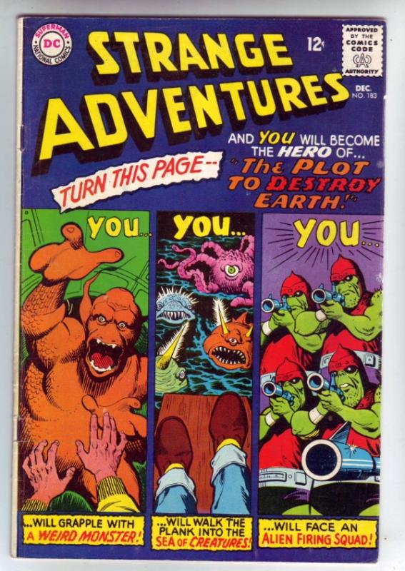 Strange Adventures #183 (Dec-65) FN/VF Mid-High-Grade 