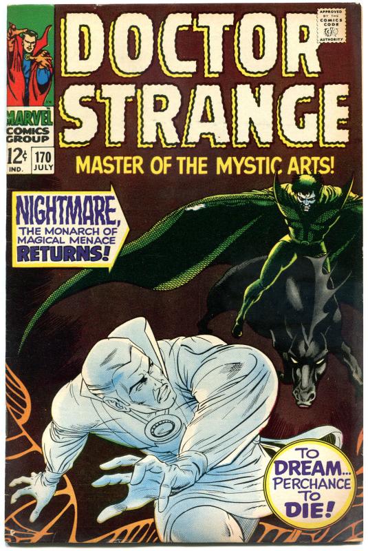DOCTOR STRANGE #170, VF-, Mystic Arts, Dan Adkins,1968, more DS in store