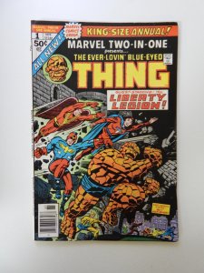 Marvel Two-In-One annual #2 FN/VF condition