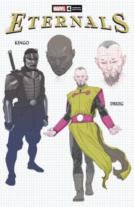 Eternals #4 Nauck Headshot Var Marvel Comics Comic Book