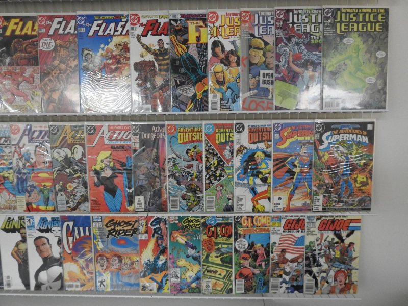 Huge Lot of 140+ Comics W/ Punisher, Flash, Green Lantern Avg. VF- Condition!