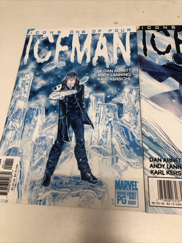 Iceman (2002) Set # 1-3 Marvel Comics •dan Abnett • Andy Lanning • Karl Kerschl