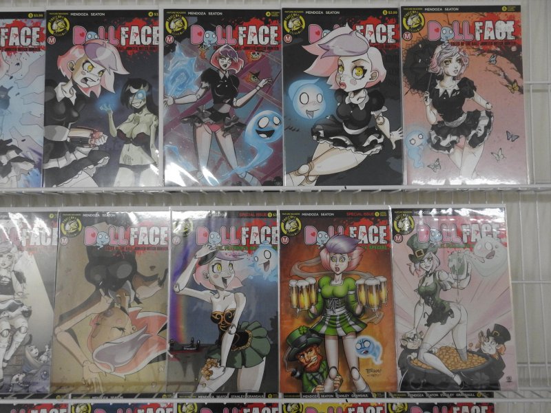 Dollface 1-15 W/ Variants & St. Patrick's Day Specials! Adult Lot Avg NM...