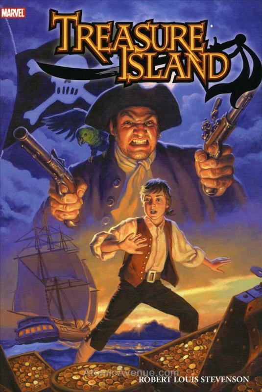 Marvel Illustrated: Treasure Island HC #1 VF/NM; Marvel | save on shipping -