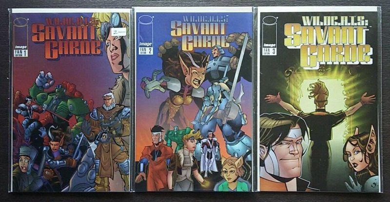 Wild C.A.T.S: Savant Garde #1-3 ~  Fan Edition / 3 ISSUE LOT ~1997 (9.2) WH