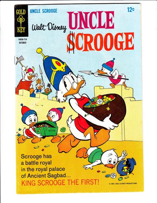 Uncle Scrooge, Walt Disney #71 (Oct-67) FN/VF+ Mid-High-Grade Uncle Scrooge