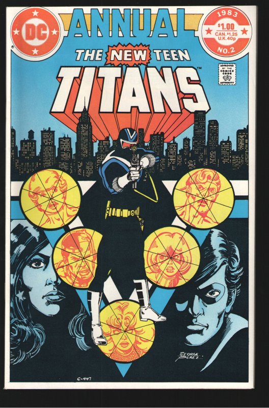 NEW TEEN TITANS ANNUAL 2 VF/NM 1st APPEARANCE VIGILANTE