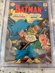 Batman # 199 CGC Graded 7.5 DC Comic Book 1968 Silver Age JH21