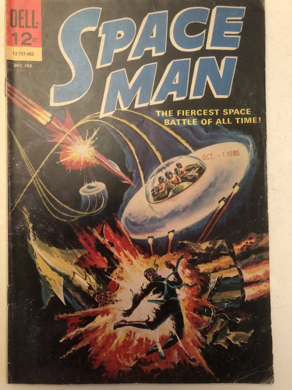 Space Man 7,VGF, Saucer rocket cover-wow!