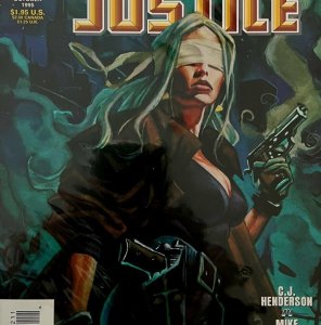1995 Tekno Comics Lady Justice #2 Vintage Comic Books Neil Gaiman 