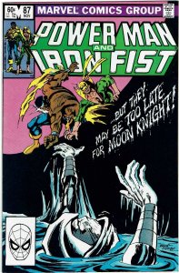 Power Man and Iron Fist #87 Dennis O'Neil Heroes for Hire Moon Knight NM-