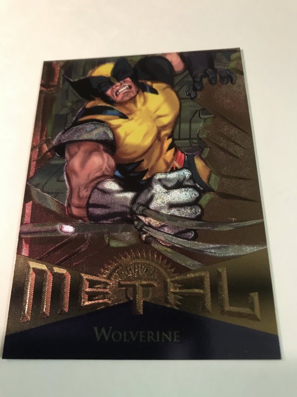 WOLVERINE #125 card : Marvel Metal 1995 Fleer Chromium; NM/M X-MEN, base