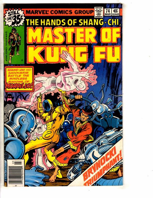 11 Master Of Kung Fu Comic Books #74 111 112 113 114 116 119 120 121 123 124 GJ3