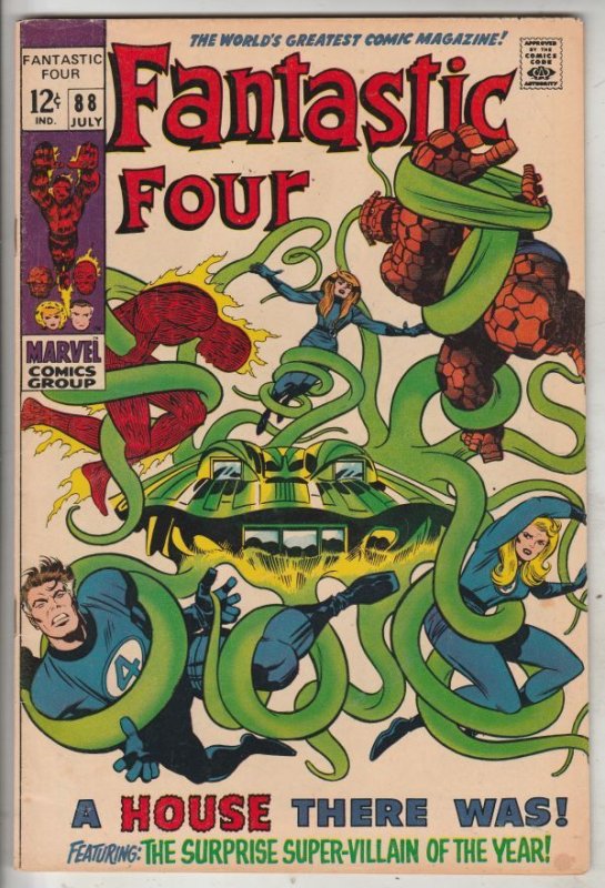 Fantastic Four #88 (Jul-69) FN/VF Mid-High-Grade Fantastic Four, Mr. Fantasti...