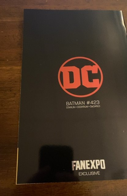 Batman #423 (2023) fanexpo foil exclusive mcfarlane